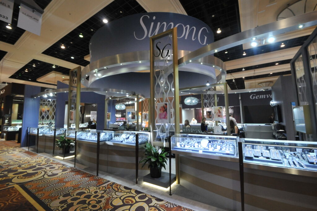Simon G Product Displays at JCK