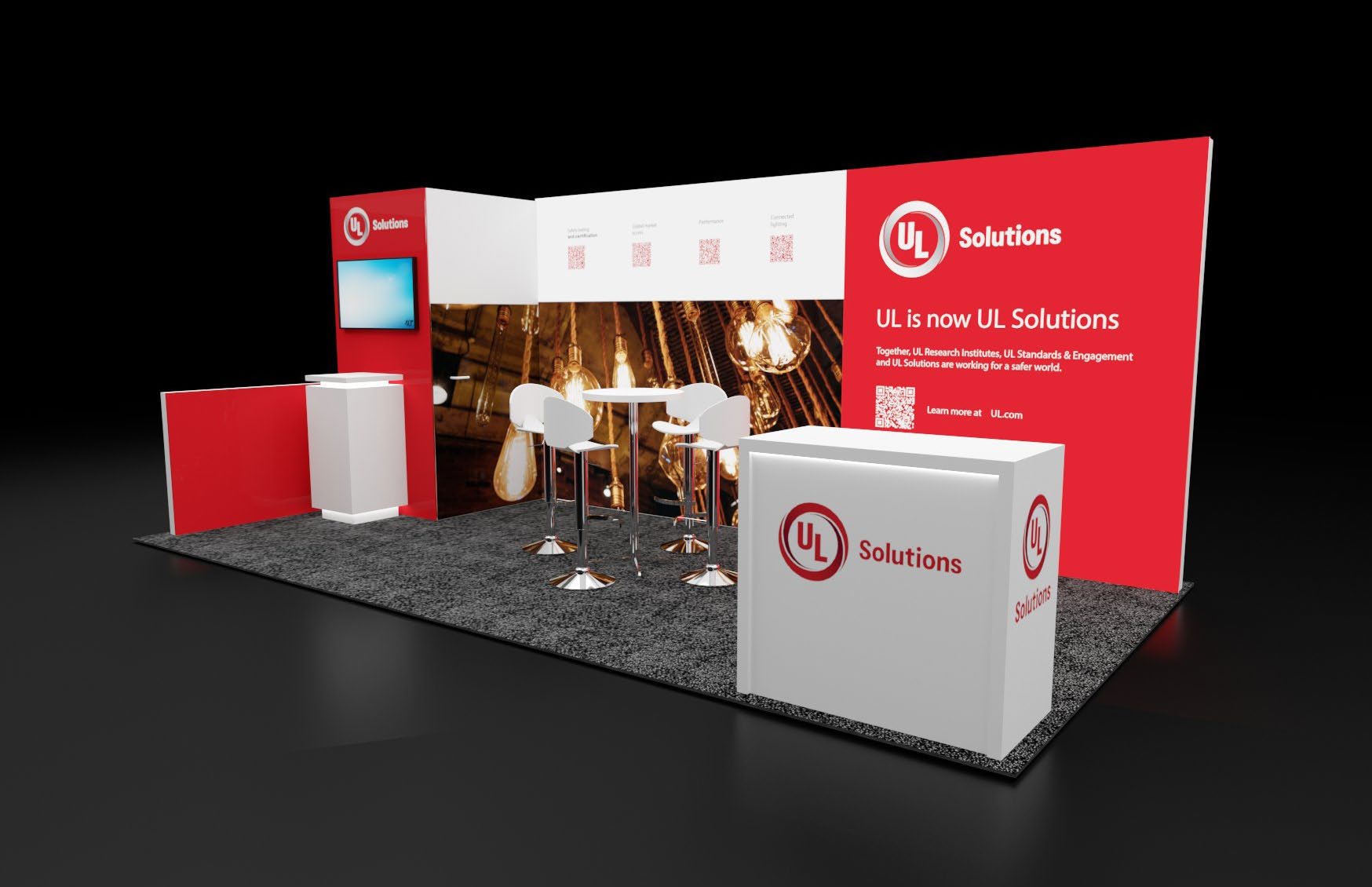 UL Solutions and Elevation3D Scalable Exhibit Design and Program Management Example
