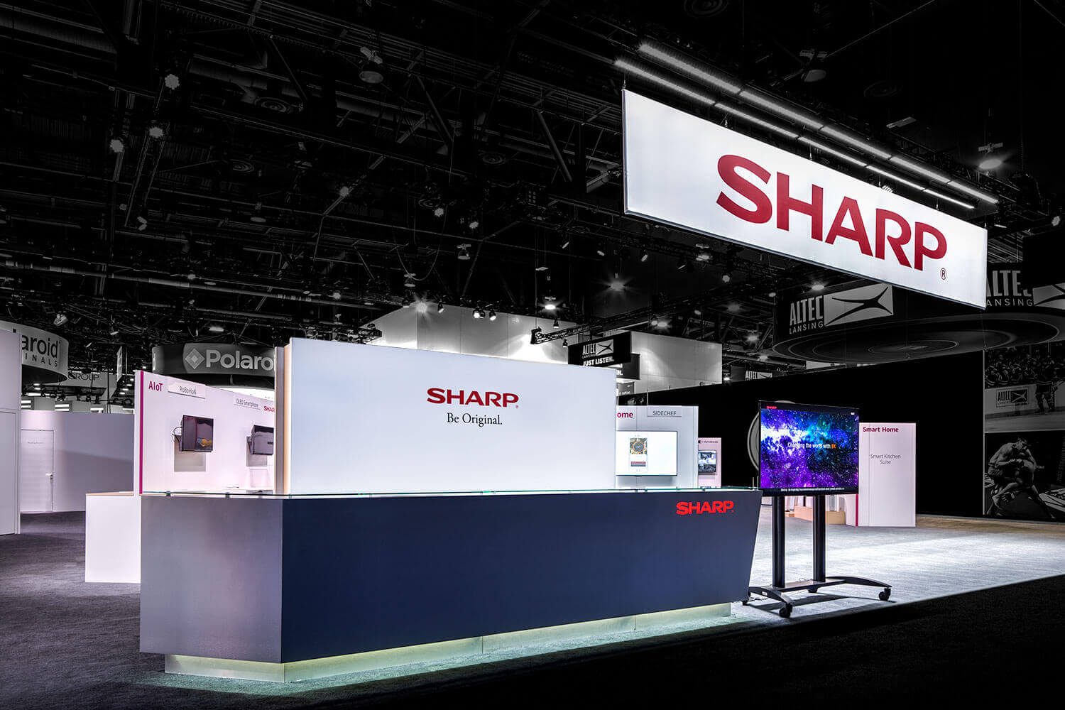 Sharp booth 1