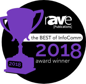 rave publications the best of infocomm 2018 award winner