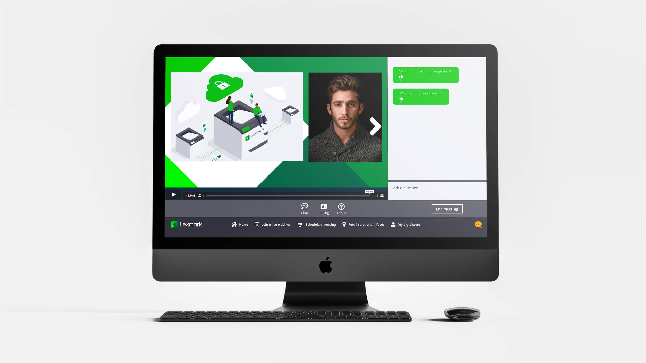 Lexmark booth 2