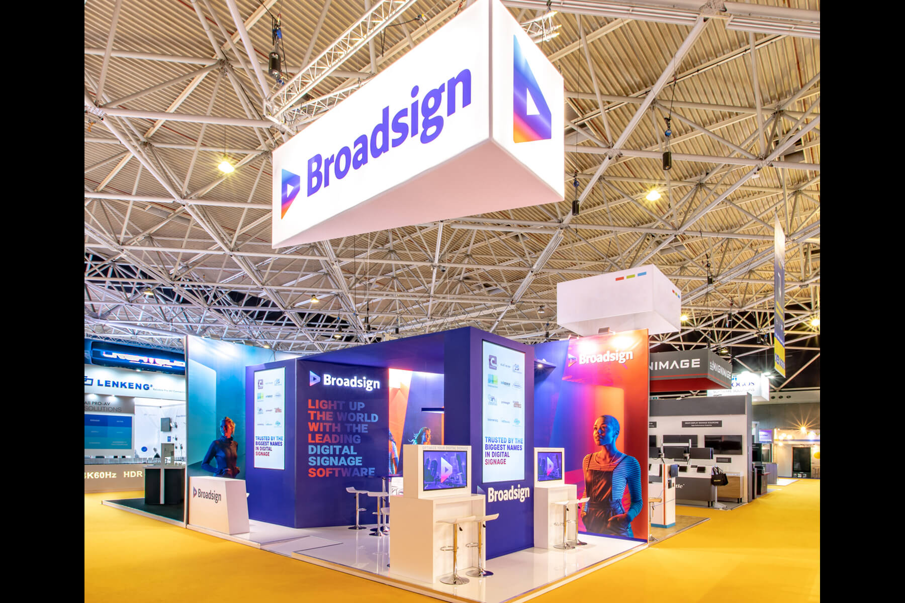 Broadsign booth 2