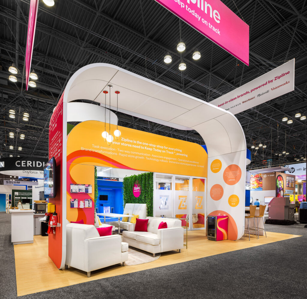 Tradeshow Exhibit Lighting Accent for Zipline by Elevation3D